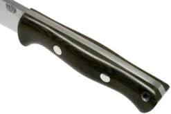 Bark River Bravo 1.5 Rampless CPM 3V Field Knife, Green Canvas Micarta -Kai Soldes Boutique BRK07 122GCMR 05 bark river knives