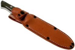 Bark River Bravo 1.5 Rampless CPM 3V Field Knife, Green Canvas Micarta -Kai Soldes Boutique BRK07 122GCMR 06 bark river knives