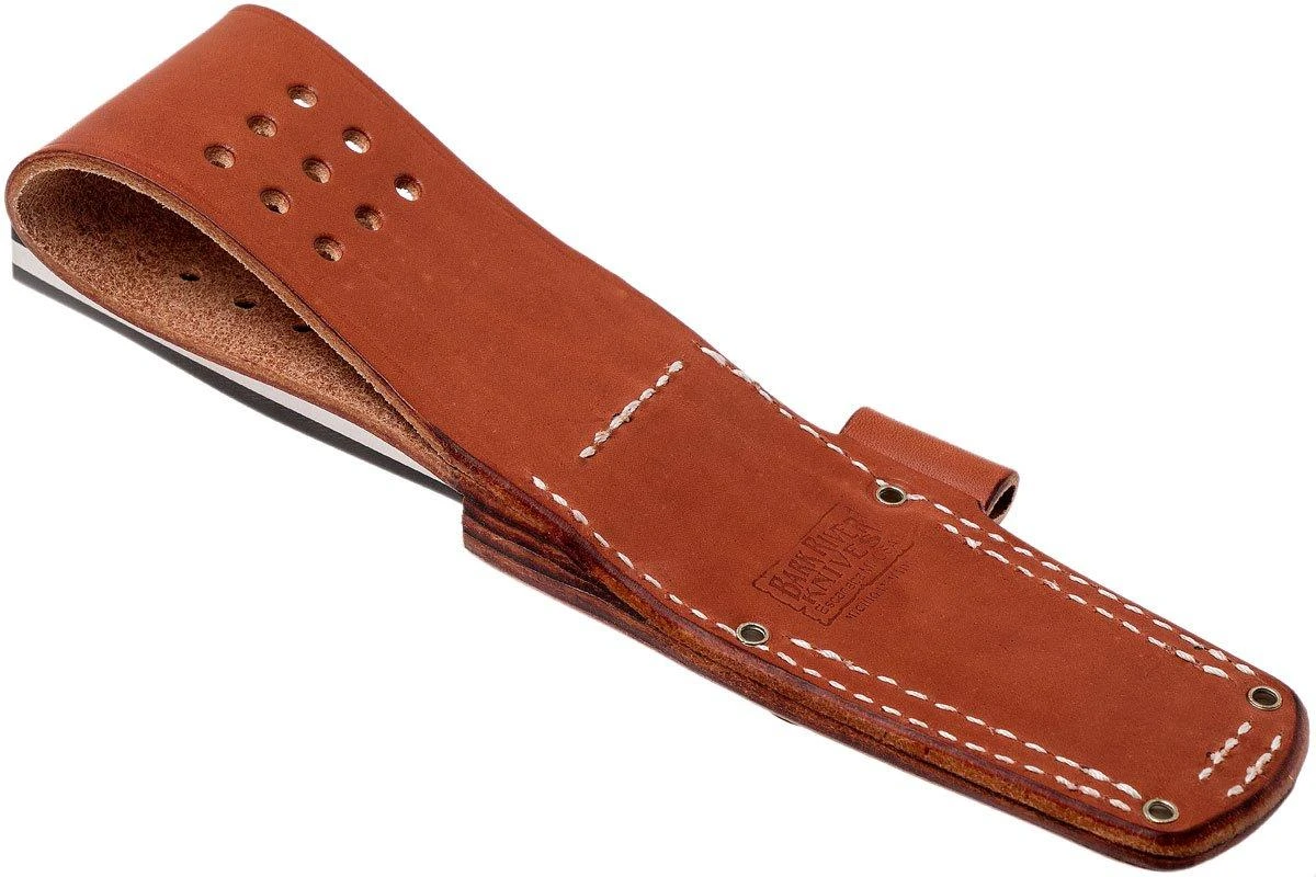 Bark River Bravo 1.2 CPM 3V, Black Canvas Micarta, Brown Sheath 11 Bark River Bravo 1.2 CPM 3V, Black Canvas Micarta, Brown Sheath – Image 9