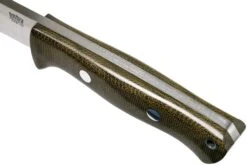 Bark River Bravo 1 Rampless CPM 154, Green Canvas Micarta -Kai Soldes Boutique BRK07 171GNC RS 05 bark river