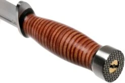 Bark River Quartermaster CPM 3V, Stacked Leather -Kai Soldes Boutique BRK07 229SDL 04 bark river knives