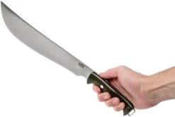 Bark River Bravo Machete CPM 1V Green Canvas Micarta Machette -Kai Soldes Boutique BRK07 371GNC 06 bark river