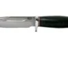 Bark River Boone CPM 3V Black Canvas Micarta, Single Quillion Couteau D'outdoor