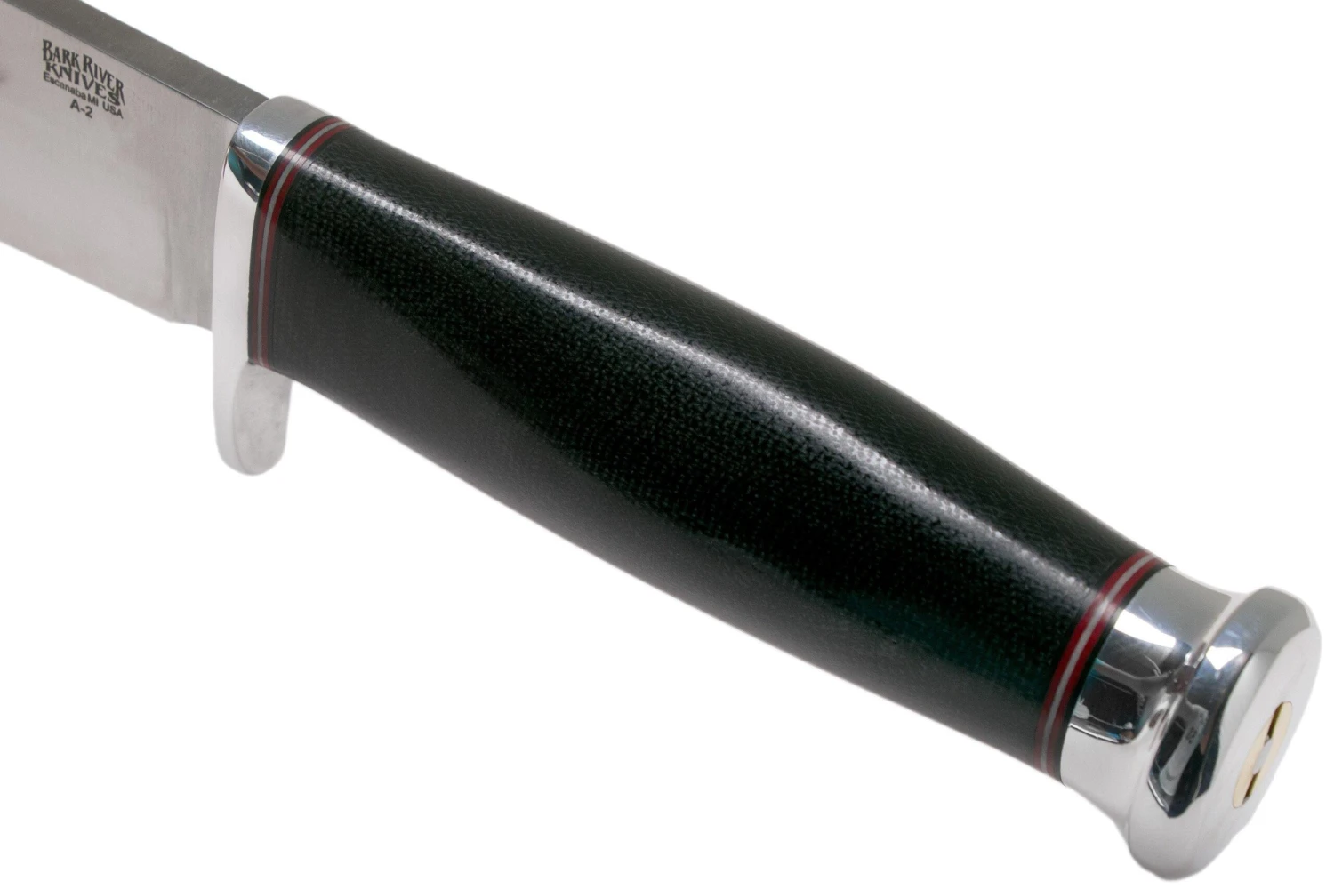 Bark River Teddy 2 A2 Black Canvas Micarta, Single Quillion Couteau Outdoor 7 Bark River Teddy 2 A2 Black Canvas Micarta, Single Quillion Couteau Outdoor – Image 5