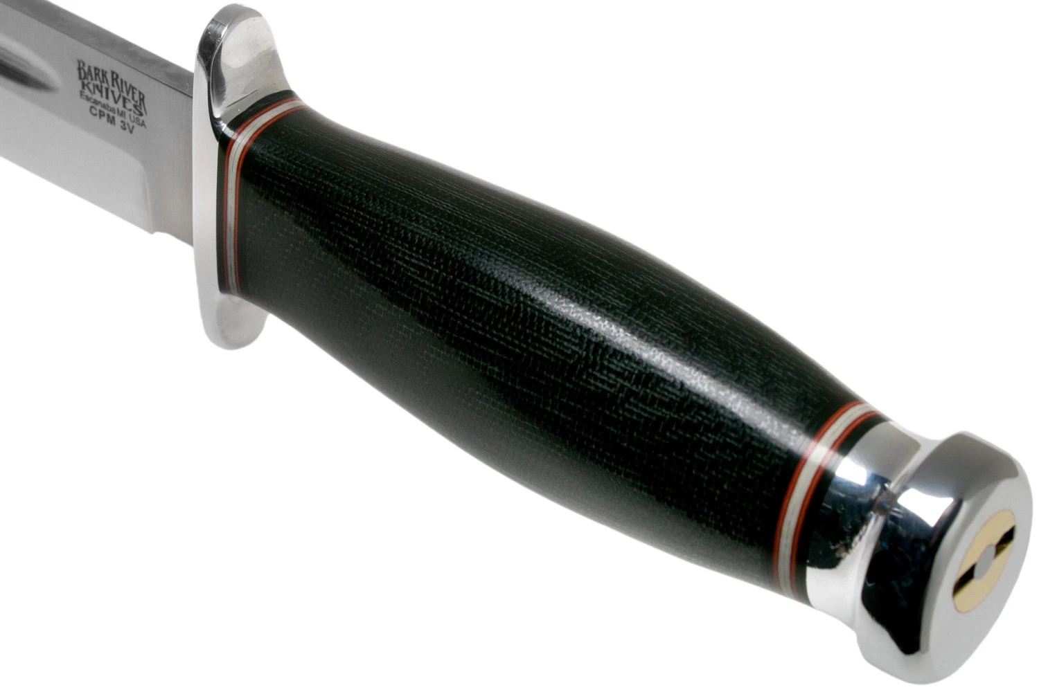 Bark River Boone II CPM 3V Black Canvas Micarta Couteau Outdoor 7 Bark River Boone II CPM 3V Black Canvas Micarta Couteau Outdoor – Image 5