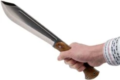 Bark River JX5 Vengeful 1 CPM 3V Dark Curly Maple Machette -Kai Soldes Boutique BRK10 123DCM 06 bark river brk10 123dcm 06