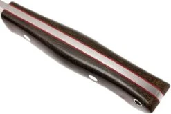 Bark River Kalahari Hunter A2, Green Canvas Micarta, Red Liners, Brown Sheath -Kai Soldes Boutique BRK12 112GNCRL 05 bark river brk12 112gncrl 05