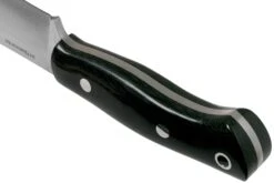 Bark River Kalahari Camp Knife 2 CPM 3V Black Canvas Micarta Couteau D'outdoor -Kai Soldes Boutique BRK12 223BCM 04 bark river knives