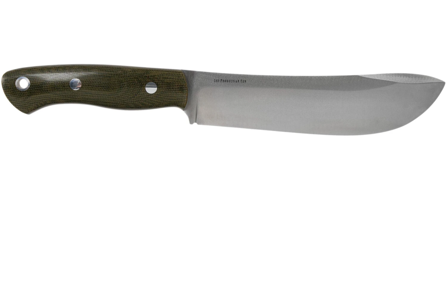 Bark River Kalahari Camp Knife 2 CPM 3V Green Canvas Micarta Couteau D'outdoor 4 Bark River Kalahari Camp Knife 2 CPM 3V Green Canvas Micarta Couteau D'outdoor – Image 2