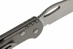 Buck 726 Mini Spitfire 0726 GYS-B Plain Edge, Gris -Kai Soldes Boutique BUCK0726GYS B 05 buck 726 mini spitfire buck0726gys b 05