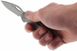 Buck 726 Mini Spitfire 0726 GYS-B Plain Edge, Gris -Kai Soldes Boutique BUCK0726GYS B 07 buck 726 mini spitfire buck0726gys b 07