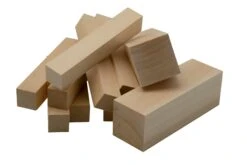 BeaverCraft Wood Carving Blocks BW10, Set De Blocs De Bois Pour Sculpture 10 Pièces