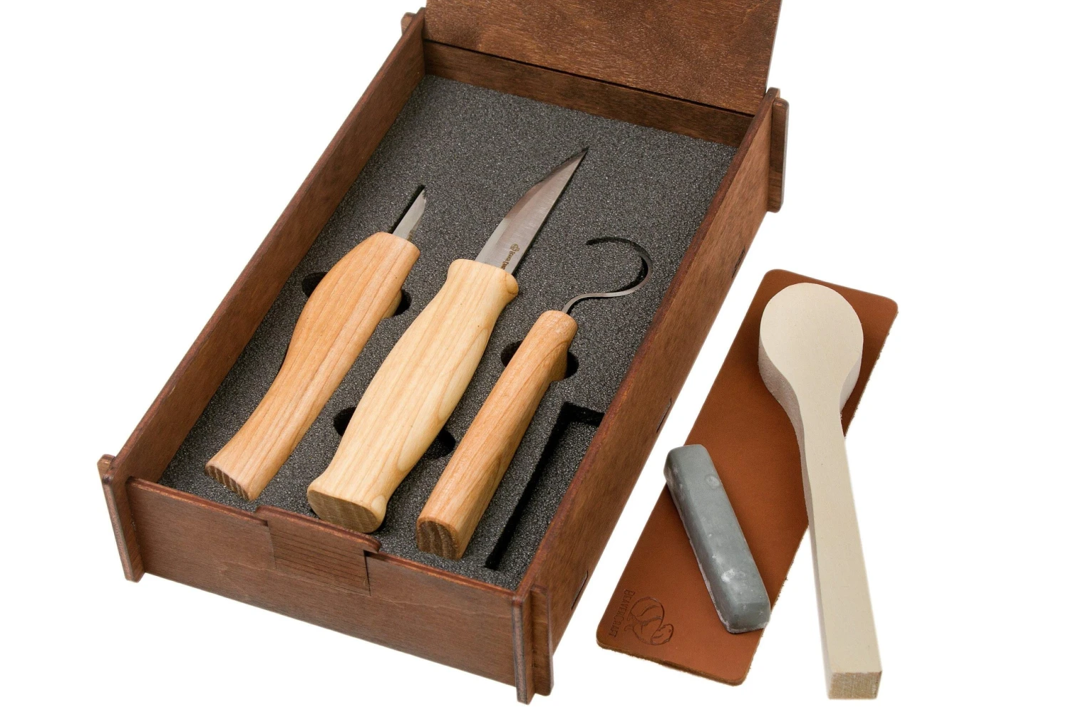 BeaverCraft Spoon Carving Tool Set S13BOX, Set à Sculpter Le Bois Avec Emballage Cadeau 3 BeaverCraft Spoon Carving Tool Set S13BOX, Set à Sculpter Le Bois Avec Emballage Cadeau