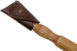 BeaverCraft Oak Spoon Carving Knife Long 30 Mm Long SK2SLONG, Double Edge, Couteau Croche Avec étui -Kai Soldes Boutique BVSK2SLONG 03 beavercraft