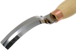 BeaverCraft Spoon Carving Knife Long 90 Mm Long SK3LONG, Double Edge, Couteau Croche -Kai Soldes Boutique BVSK3LONG 03 beavercraft