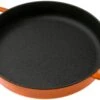Combekk Sous Chef 192128OR Cocotte 28 Cm Double Poignée, Orange