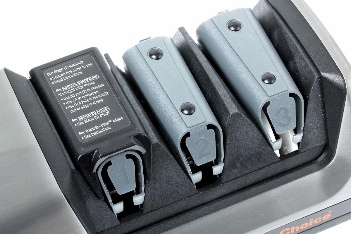 Chef'sChoice - CC120 Aiguiseur, Métal Brossé 4 Chef'sChoice - CC120 Aiguiseur, Métal Brossé – Image 2