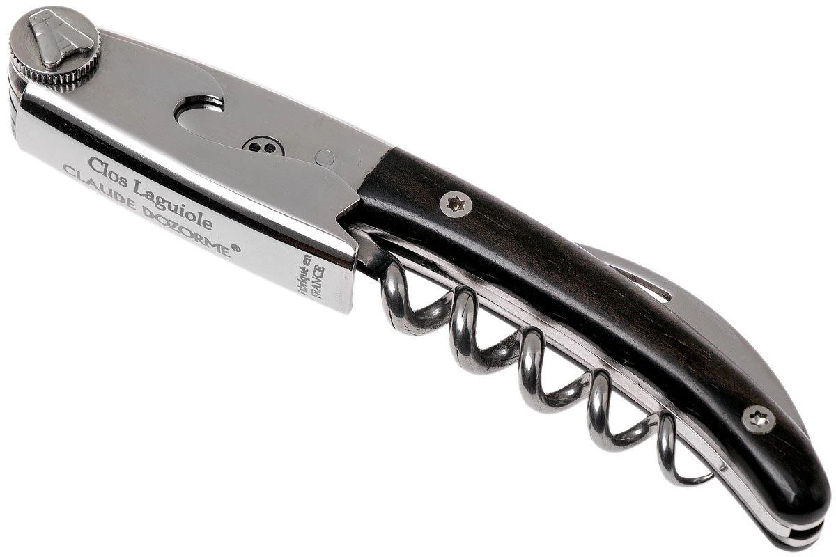 Claude Dozorme Clos Laguiole Couteau Sommelier, Ébène 3 Claude Dozorme Clos Laguiole Couteau Sommelier, Ébène