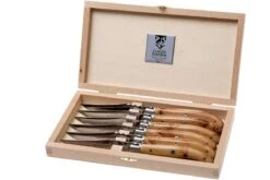 Claude Dozorme Laguiole Coffret De Couteaux à Steak 6 Pièces, Genévrier