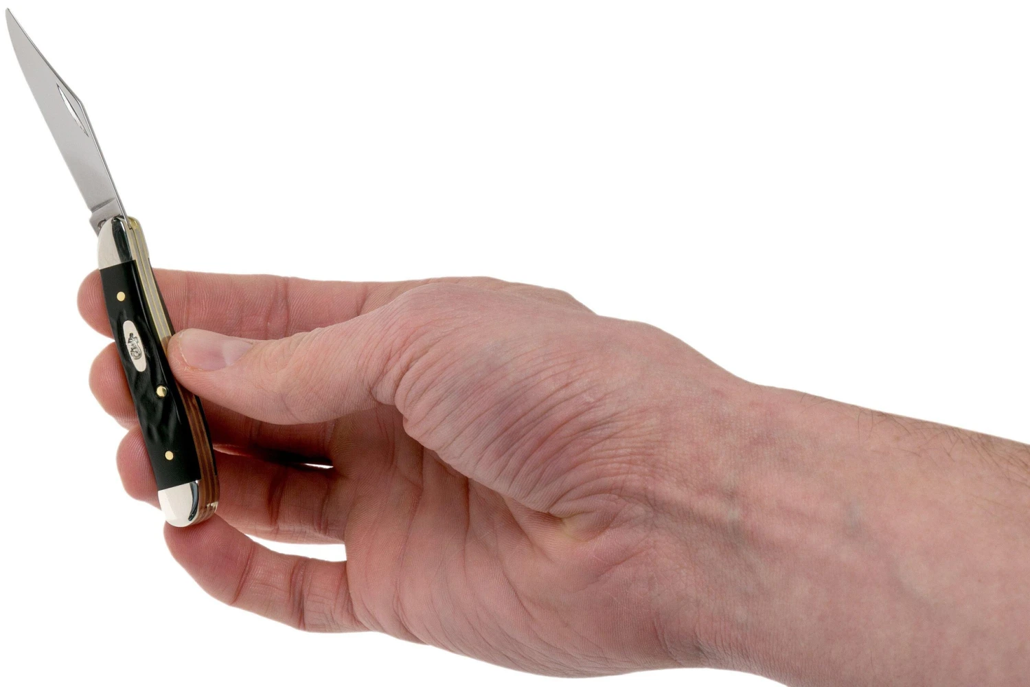 Case Peanut Rough Black Synthetic, 18225, 6220 SS Couteau De Poche 7 Case Peanut Rough Black Synthetic, 18225, 6220 SS Couteau De Poche – Image 5