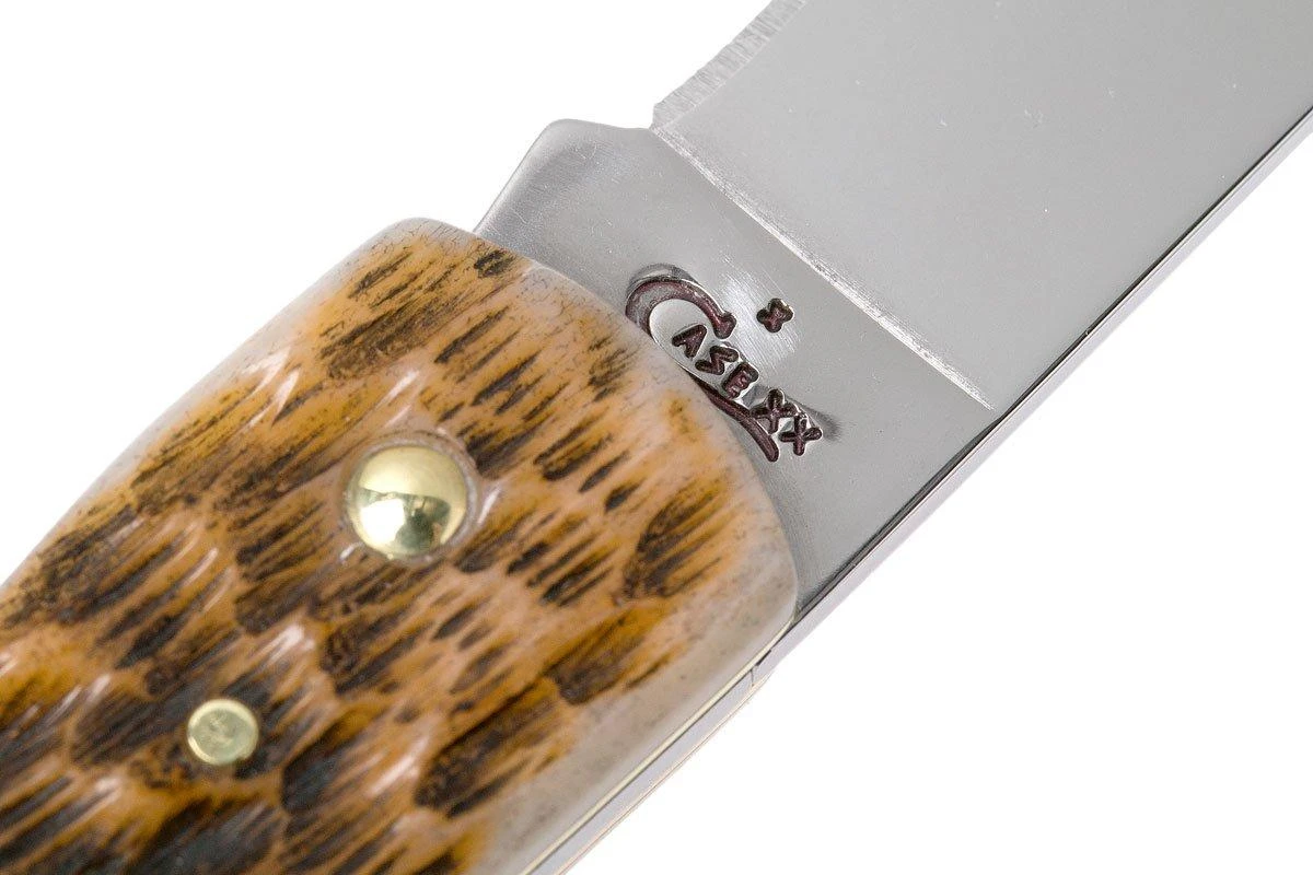 Case Sod Buster Jr Amber Jigged Bone, 00245, 6137 SS Couteau De Poche 9 Case Sod Buster Jr Amber Jigged Bone, 00245, 6137 SS Couteau De Poche – Image 7