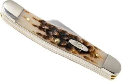 Case Medium Stockman Amber Jigged Bone, 00042, 6318 SS Couteau De Poche -Kai Soldes Boutique CE42 07 case ce42 07