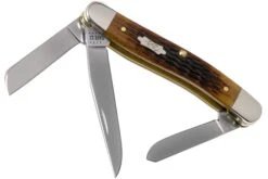 Case Medium Stockman Antique Bone, Rogers Corn Cob Jig, 52834, 6318 SS Couteau De Poche