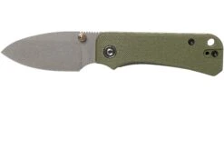 Civivi Baby Banter C19068S-5 Green G10, Stonewashed Couteau De Poche, Ben Petersen Design