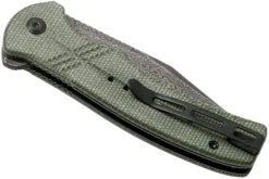 Civivi Cogent C20038D-DS1 Damascus Plain Edge, Green Micarta Couteau De Poche -Kai Soldes Boutique CIC20038D DS1 04 civivi