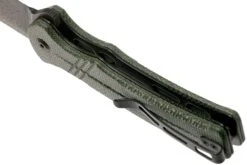 Civivi Cogent C20038D-DS1 Damascus Plain Edge, Green Micarta Couteau De Poche -Kai Soldes Boutique CIC20038D DS1 05 civivi