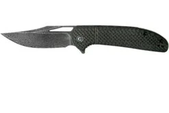 CiCivivi Ortis C2013DS-1 Damascus, Carbonfiber Couteau De Poche