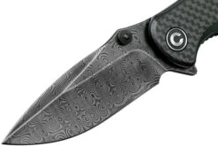 Civivi Pintail C2020DS-1 Damascus, Black G10 & Carbonfiber Couteau De Poche -Kai Soldes Boutique CIC2020DS 1 03 civivi