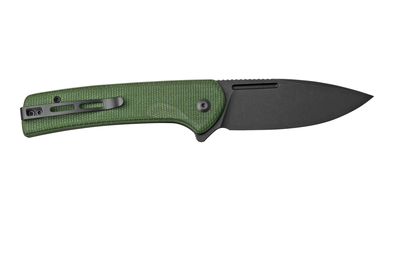 Civivi Conspirator C21006-2 Green Micarta, Blackwashed Couteau De Poche 4 Civivi Conspirator C21006-2 Green Micarta, Blackwashed Couteau De Poche – Image 2