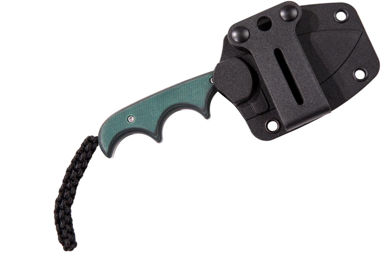 CRKT Minimalist Spear Point, Green Black, Couteau De Cou, Alan Folts Design 7 CRKT Minimalist Spear Point, Green Black, Couteau De Cou, Alan Folts Design – Image 5