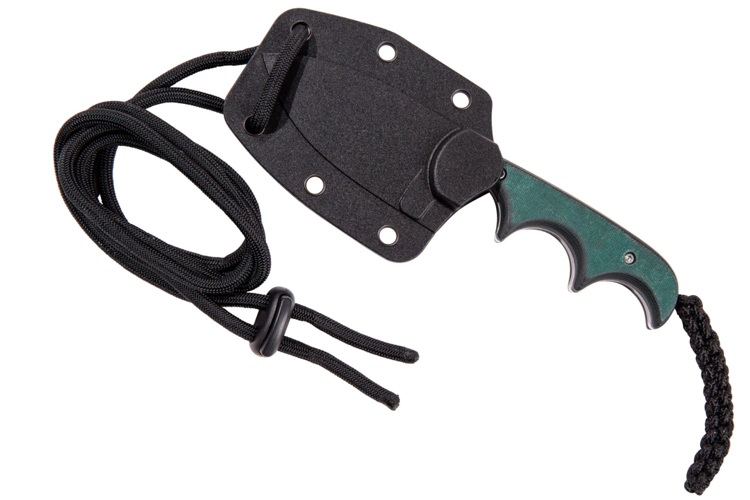 CRKT Minimalist Spear Point, Green Black, Couteau De Cou, Alan Folts Design 8 CRKT Minimalist Spear Point, Green Black, Couteau De Cou, Alan Folts Design – Image 6