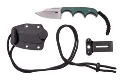 CRKT Minimalist Spear Point, Green Black, Couteau De Cou, Alan Folts Design 15 CRKT Minimalist Spear Point, Green Black, Couteau De Cou, Alan Folts Design -Kai Soldes Boutique CK 2396 07 crkt