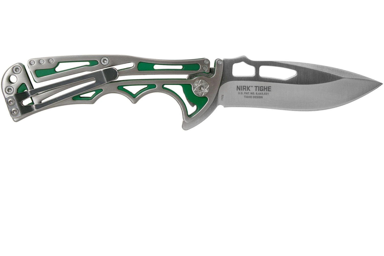CRKT Nirk Tighe Green 5241 Couteau De Poche, Brian Tighe Design 4 CRKT Nirk Tighe Green 5241 Couteau De Poche, Brian Tighe Design â Image 2