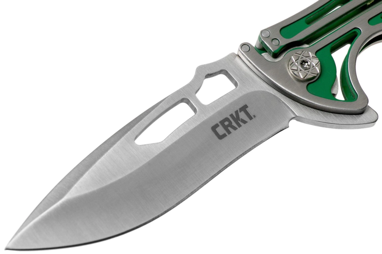 CRKT Nirk Tighe Green 5241 Couteau De Poche, Brian Tighe Design 5 CRKT Nirk Tighe Green 5241 Couteau De Poche, Brian Tighe Design â Image 3