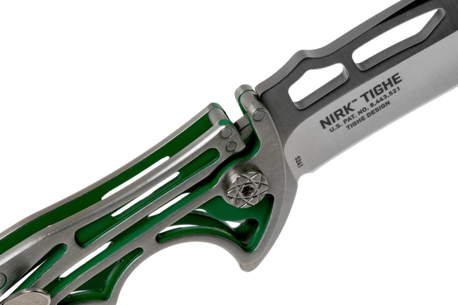 CRKT Nirk Tighe Green 5241 Couteau De Poche, Brian Tighe Design 8 CRKT Nirk Tighe Green 5241 Couteau De Poche, Brian Tighe Design â Image 6