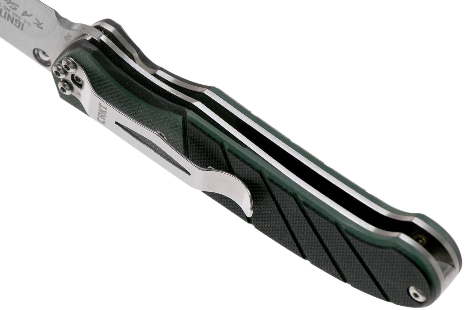 CRKT Ignitor 6850 Black Green Couteau De Poche, Ken Steigerwalt Design 7 CRKT Ignitor 6850 Black Green Couteau De Poche, Ken Steigerwalt Design – Image 5