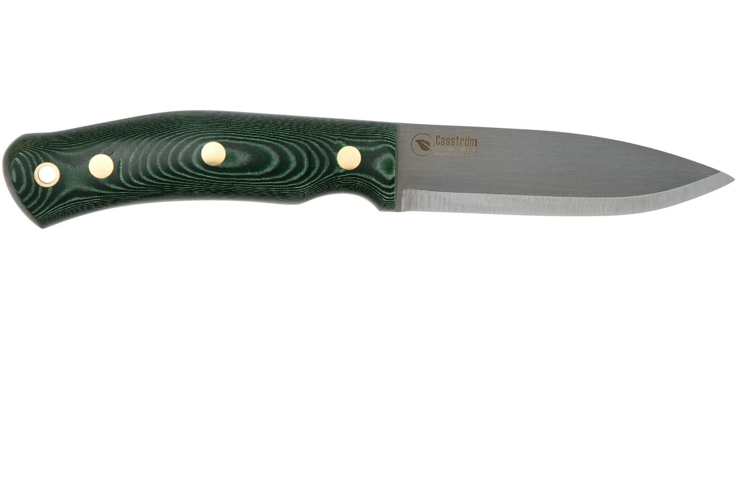 Casström No. 10 Swedish Forest Knife Green Micarta, 14C28N Scandi Grind 13127 Avec Firesteel 4 Casström No. 10 Swedish Forest Knife Green Micarta, 14C28N Scandi Grind 13127 Avec Firesteel – Image 2