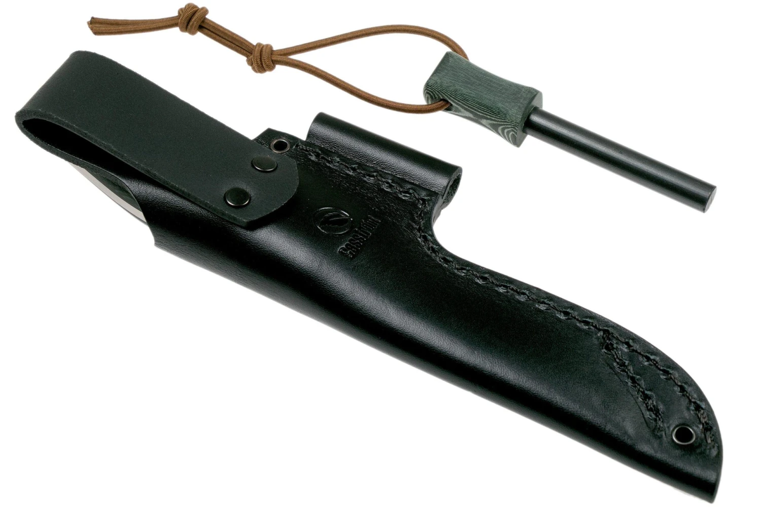 Casström No. 10 Swedish Forest Knife Green Micarta, 14C28N Scandi Grind 13127 Avec Firesteel 9 Casström No. 10 Swedish Forest Knife Green Micarta, 14C28N Scandi Grind 13127 Avec Firesteel – Image 7