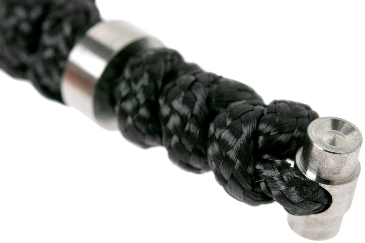 Chris Reeve Large Sebenza/Umnumzaan Lanyard With Bead Black/silver COM-7085 4 Chris Reeve Large Sebenza/Umnumzaan Lanyard With Bead Black/silver COM-7085 – Image 2