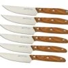 Due Cigni 1896 America DG2C1019OLSET6, Set De 6 Couteaux à Steak, Bois D'olivier -Kai Soldes Boutique DG2C1019OLSET6 01 duecigni