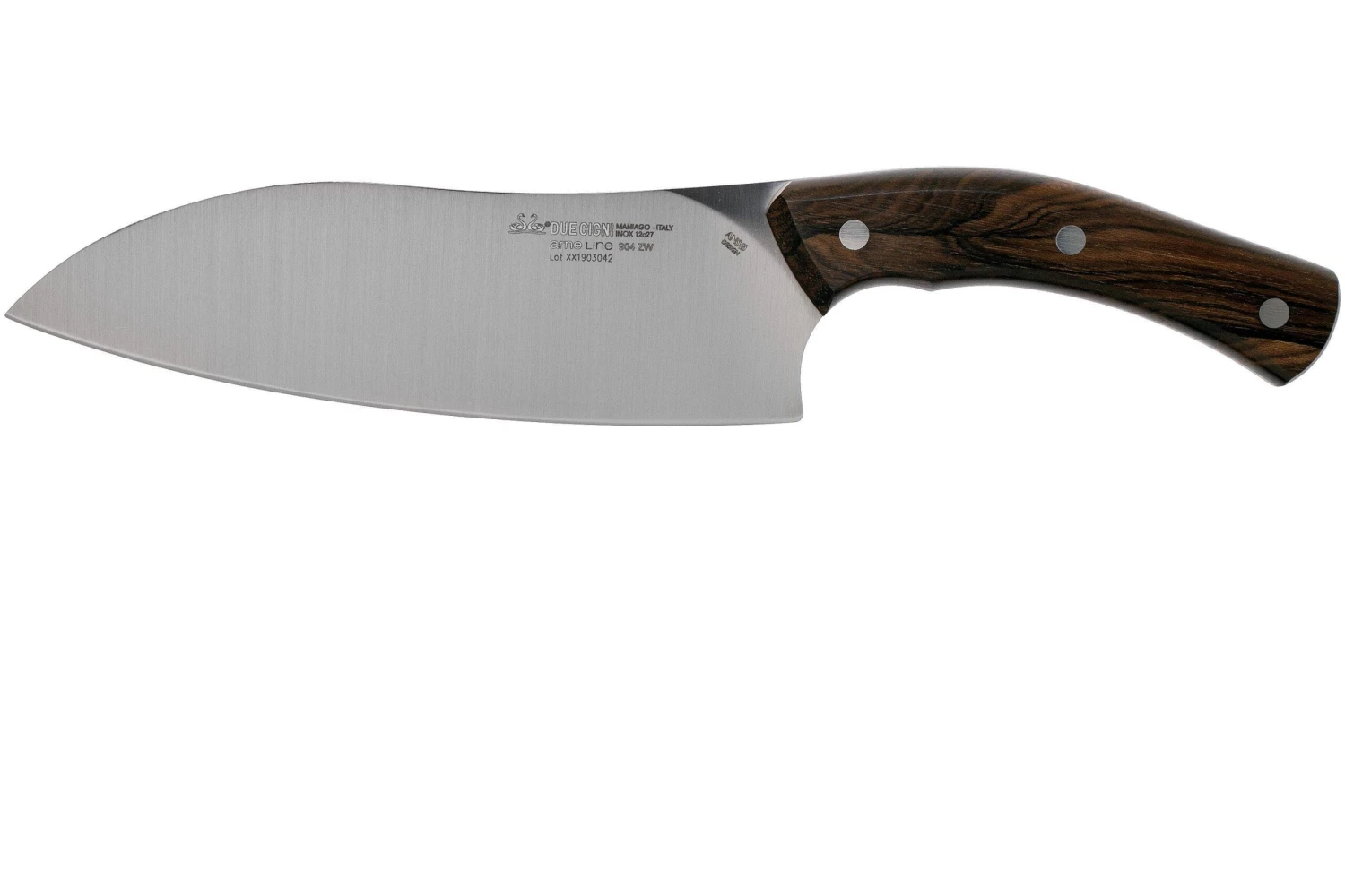 Due Cigni Arne Line Santoku 19 Cm, Ziricote 3 Due Cigni Arne Line Santoku 19 Cm, Ziricote