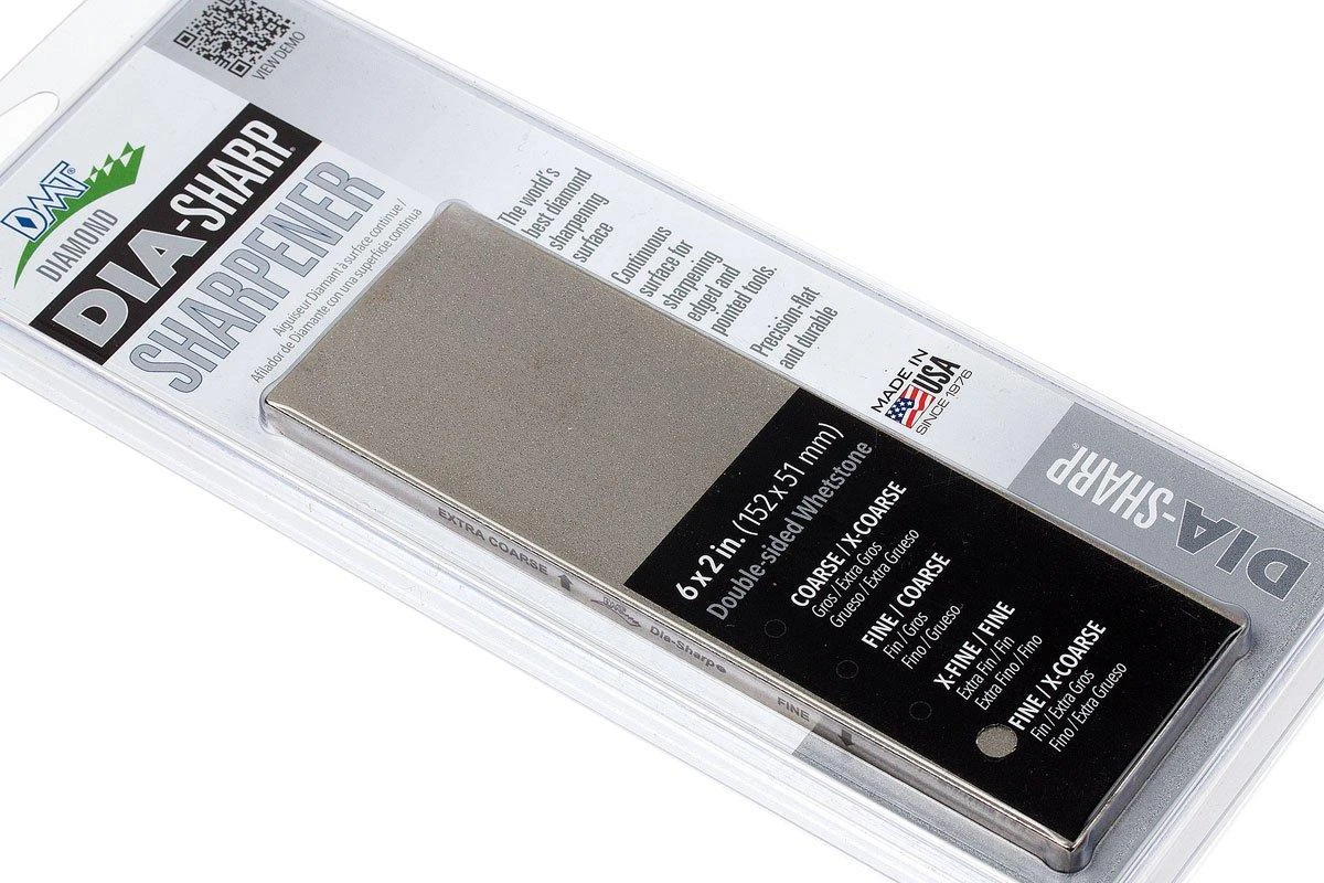 DMT DiaSharp Bench Stone 6x2 D6FX Double Face Fin, Extra Grossier 4 DMT DiaSharp Bench Stone 6x2 D6FX Double Face Fin, Extra Grossier – Image 2