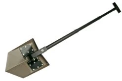 DMOS The Delta Shovel S02FDE, Flat Dark Earth, Acier, Pelle