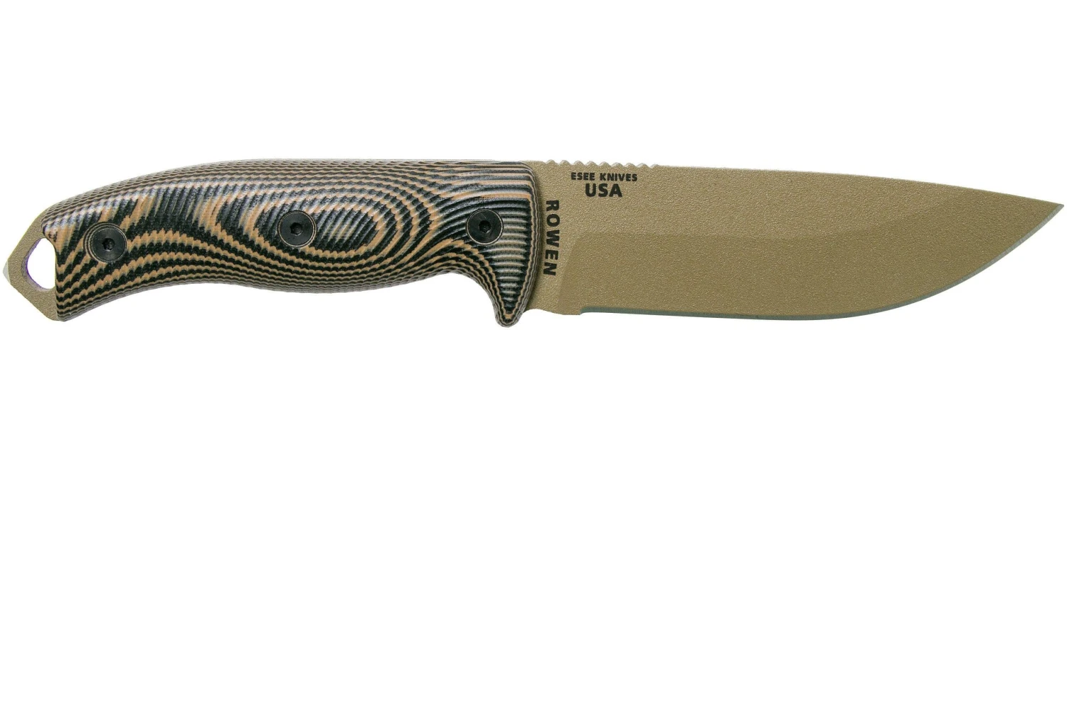 ESEE Model 5 Dark Earth Blade 3D Coyote-Black G10 Couteau De Survie 5PDE-005 étui Kydex + Clip Plat 4 ESEE Model 5 Dark Earth Blade 3D Coyote-Black G10 Couteau De Survie 5PDE-005 étui Kydex + Clip Plat – Image 2