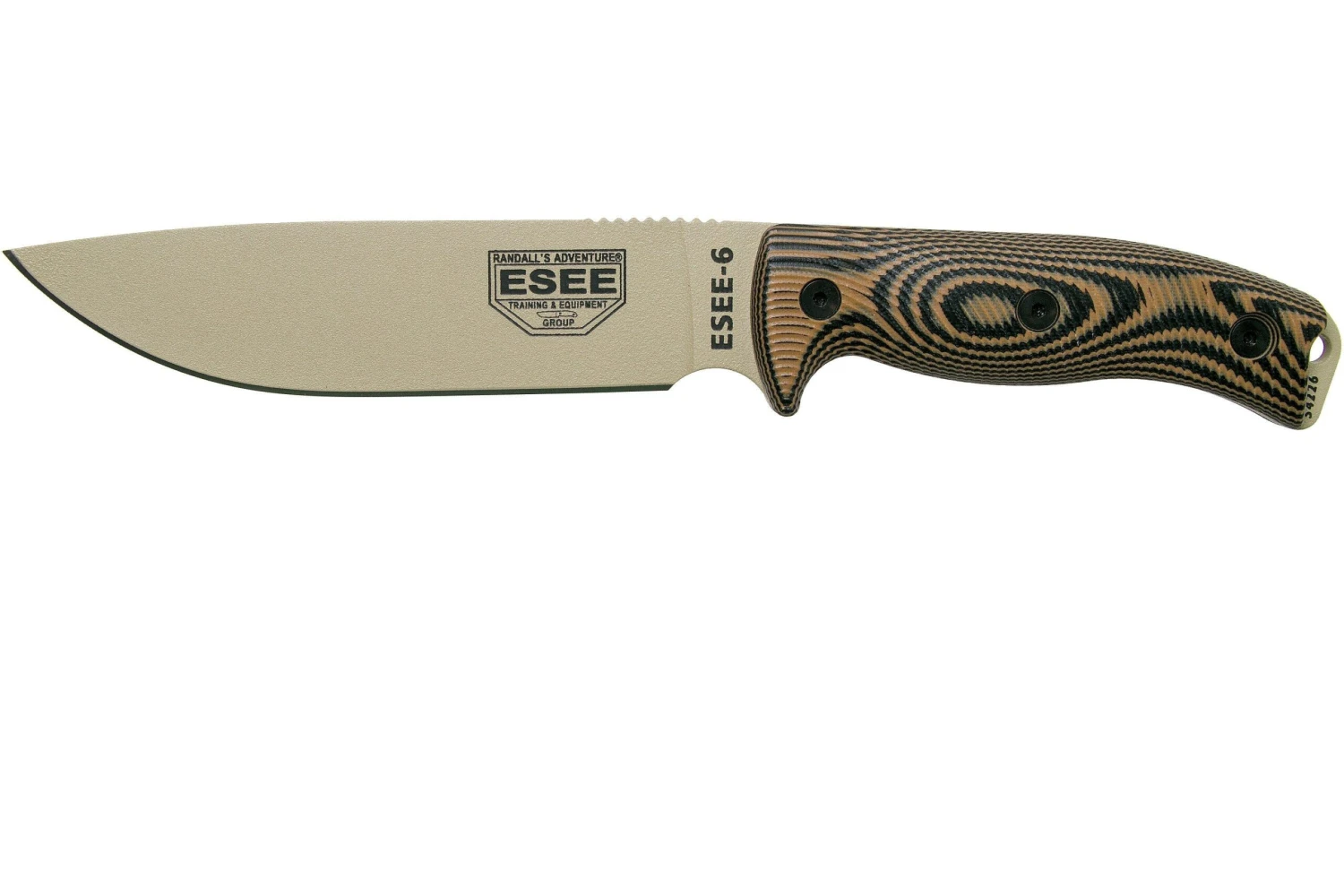 ESEE Model 6 Desert Tan Blade 3D Coyote-Black G10 Couteau De Survie 6PDT-005 étui Kydex + Clip Plat 3 ESEE Model 6 Desert Tan Blade 3D Coyote-Black G10 Couteau De Survie 6PDT-005 étui Kydex + Clip Plat