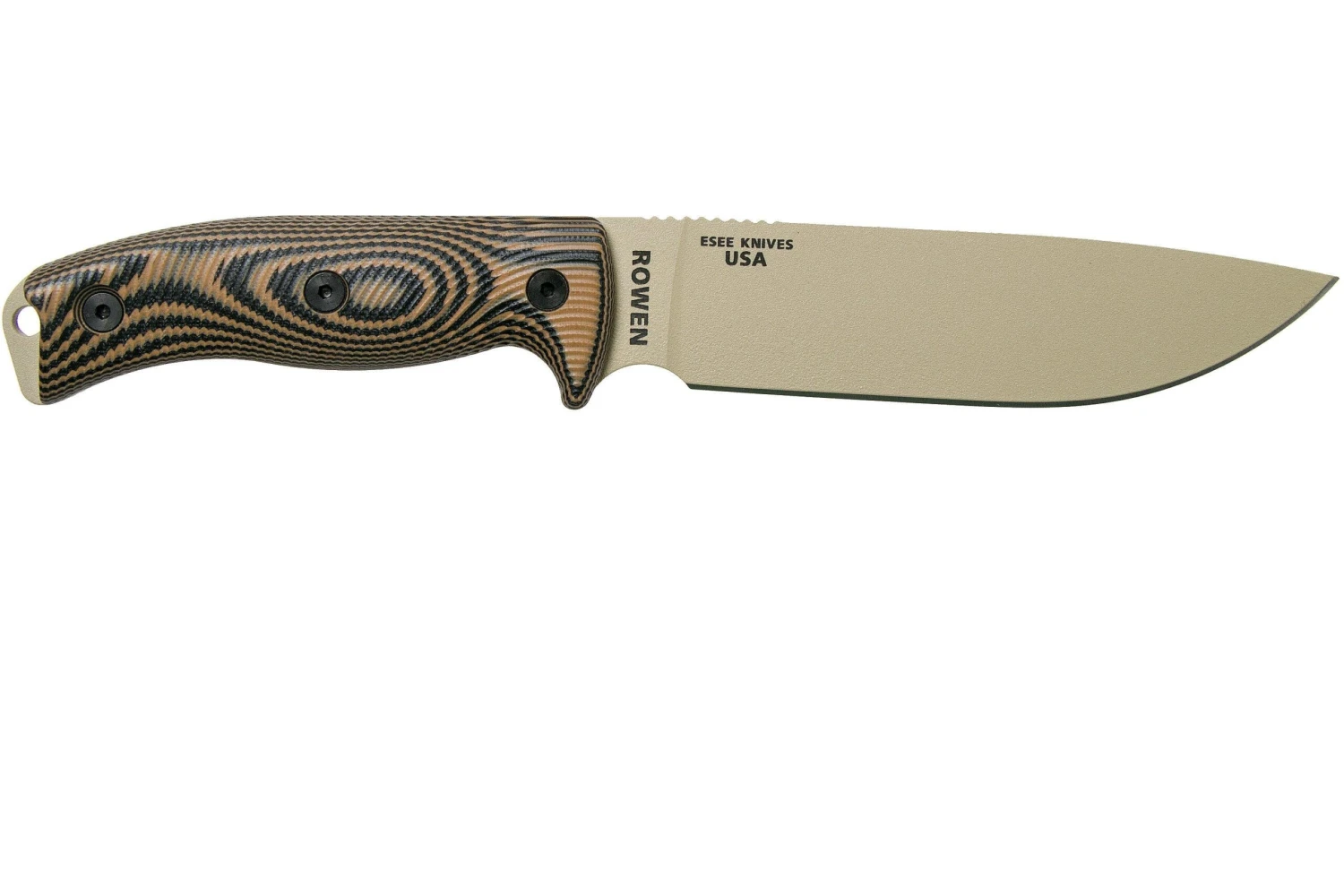 ESEE Model 6 Desert Tan Blade 3D Coyote-Black G10 Couteau De Survie 6PDT-005 étui Kydex + Clip Plat 4 ESEE Model 6 Desert Tan Blade 3D Coyote-Black G10 Couteau De Survie 6PDT-005 étui Kydex + Clip Plat – Image 2